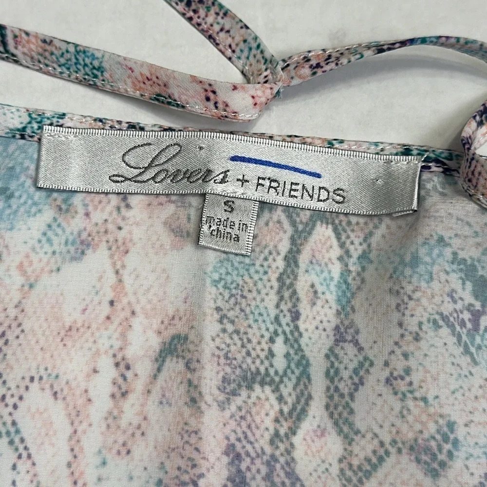 Lovers + Friends Strappy Python Print Silky Tank … - image 6